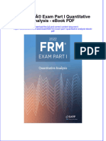 Download ebook 2022 Frm Exam Part I Quantitative Analysis Pdf full chapter pdf