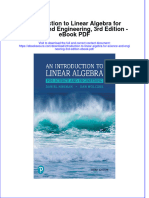 Ebook Introduction To Linear Algebra For Science and Engineering 3Rd Edition PDF Full Chapter PDF