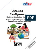 AP6 - Q3 - Mod5 - Pagbuo NG Konklusyon Tungkol Sa Pamamahala NG Mga Nasabing Pangulo - A