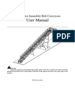 B6X series belt conveyor user manual