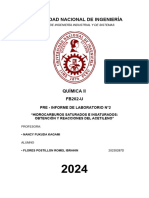 Preinforme 2 de Quimica II