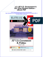 Ebook 5 Steps To A 5 Ap U S Government Politics 2021 Elite Student Edition PDF Full Chapter PDF