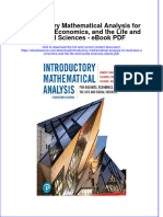 Ebook Introductory Mathematical Analysis For Business Economics and The Life and Social Sciences PDF Full Chapter PDF