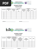 Criteria For Judging