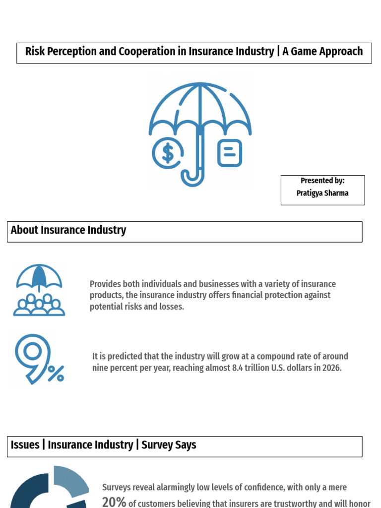 Trust and Cooperation in Insurance Game Theory | PDF | Insurance | Risk