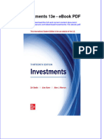 Ebook Investments 13E PDF Full Chapter PDF