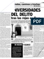 UNIVERSIDADES DEL DELITO Tras Las Rejas en Coro