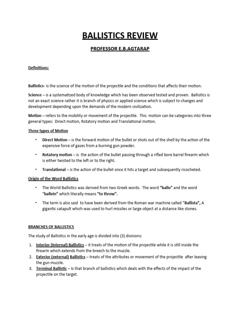 Ballistics visual data 7