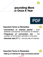 Compounding More Than Once A Year Students