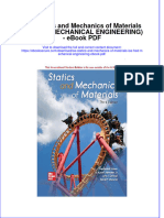 Ebook Ise Statics and Mechanics of Materials Ise Hed Mechanical Engineering PDF Full Chapter PDF