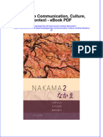 Ebook Japanese Communication Culture Context PDF Full Chapter PDF