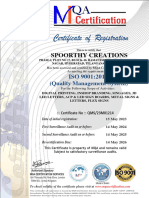 Iso 9001 Spoorthy Creations