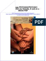 Download ebook Psychology Psyc2020 Psyc2021 Custom Edition By Schutte E Ed Et A Pdf full chapter pdf