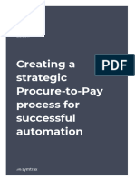 eBook-Creating a Strategic Procure-To-Pay Process for Successful Automation