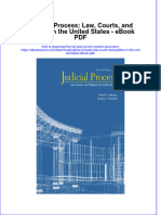 Download ebook Judicial Process Law Courts And Politics In The United States Pdf full chapter pdf
