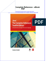 Download ebook Java The Complete Reference Pdf full chapter pdf
