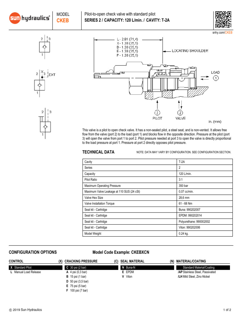 CKEB Full en Metric Letter PDF Valve Hydraulics