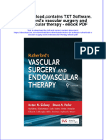 Download ebook Dont Downloadcontains Txt Software Rutherfords Vascular Surgery And Endovascular Therapy Pdf full chapter pdf