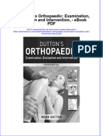 Download ebook Duttons Orthopaedic Examination Evaluation And Intervention Pdf full chapter pdf