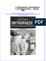 Ebook Duttons Orthopaedic Examination Evaluation and Intervention PDF Full Chapter PDF