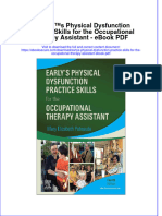Ebook Earlys Physical Dysfunction Practice Skills For The Occupational Therapy Assistant PDF Full Chapter PDF