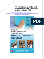 Download ebook Duttons Introductory Skills And Procedures For The Physical Therapist Assistant Pdf full chapter pdf