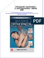Download ebook Duttons Orthopaedic Examination Evaluation And Intervention 2 full chapter pdf