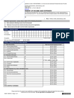 Statement of Income and Expenses