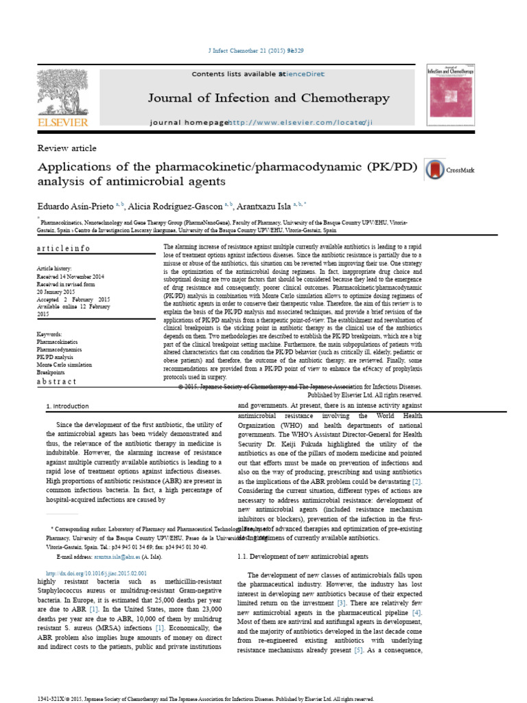 Optimizing Antibiotic Dosing with PK/PD Analysis | PDF | Antimicrobial ...
