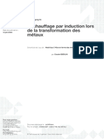 Réchauffage Par Induction Lors de La Transformation Des Métaux