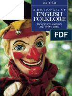 Jacqueline Simpson, Steve Roud - A Dictionary of English Folklore 