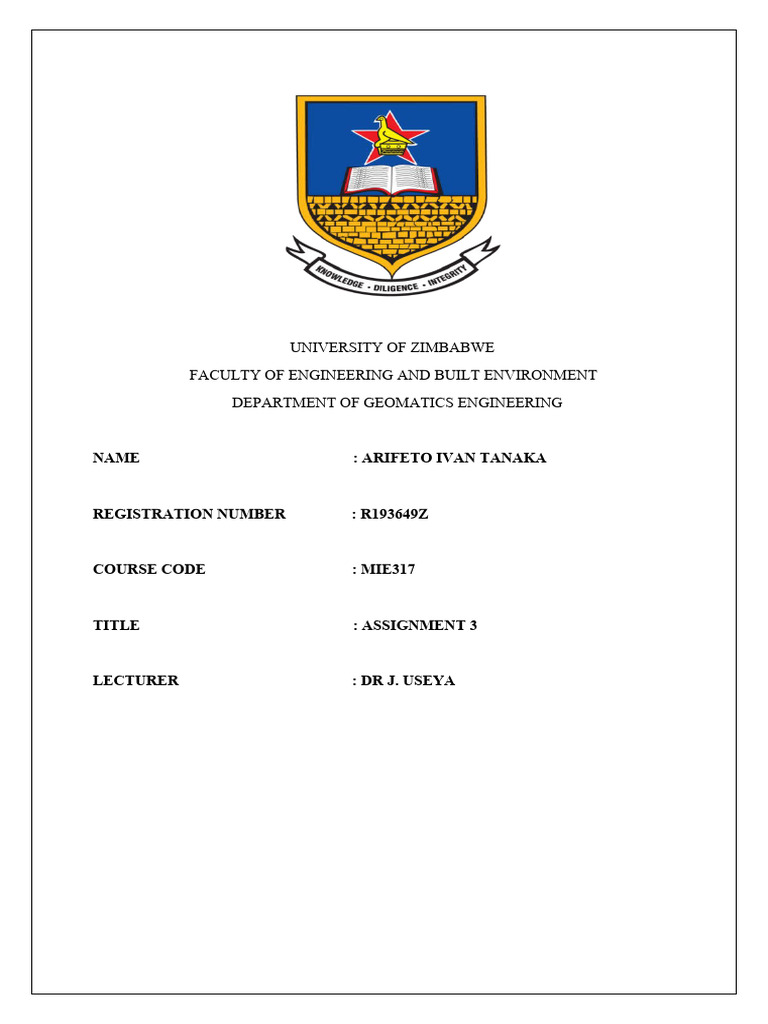 Mie317 Assignment 3 | PDF | Lightning | Electricity