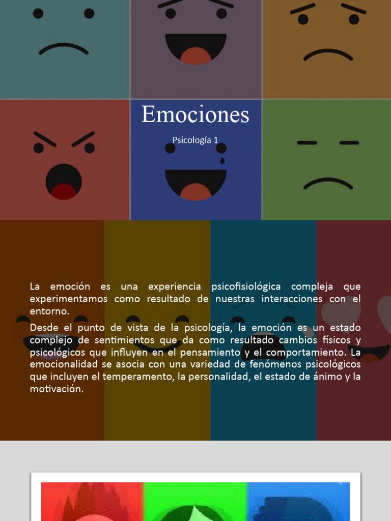 Emociones Básicas y su Impacto Psicológico | PDF | Las emociones | Asco