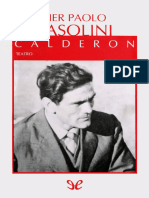 Pier Paolo Pasolini: Calderon