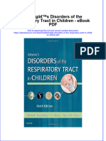 Ebook Kendigs Disorders of The Respiratory Tract in Children PDF Full Chapter PDF