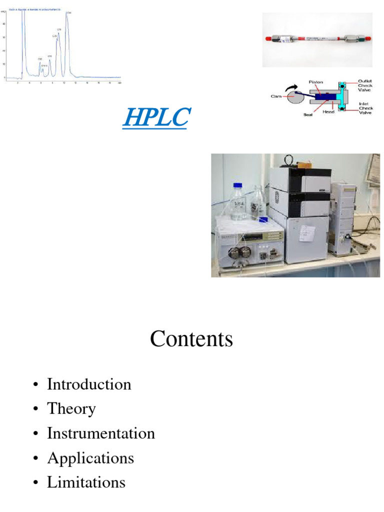 HPLC Final | PDF | High Performance Liquid Chromatography | Chromatography