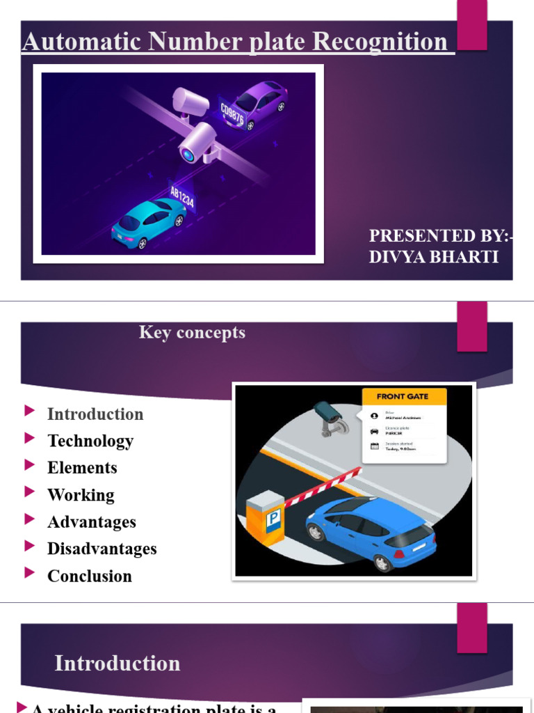 Overview of Automatic Number Plate Recognition | PDF | Computing ...