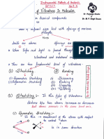 Types of Vibration in Molecules