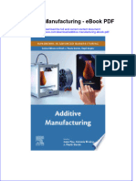 Ebook Additive Manufacturing PDF Full Chapter PDF