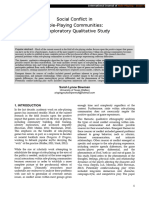 Social Conflict in Role-Playing Communities - An Exploratory Qualitative Study - Sarah Lynne Bowman - Issue 4