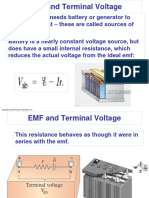 Phy122 - Lectures Emf and Terminal Voltage