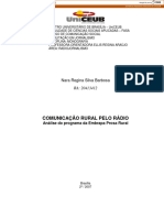 Comunicação Rural Pelo Rádio