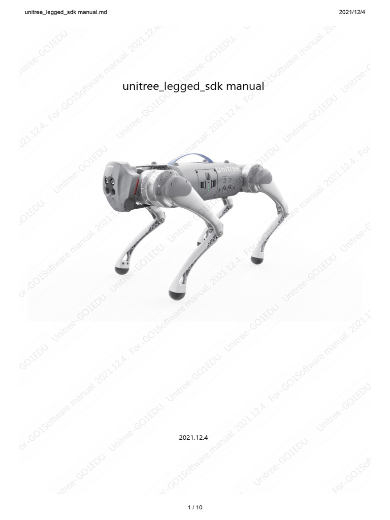 Go1 unitree legged sdk manual pdf personal computers computer file