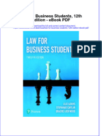 Download ebook Law For Business Students 12Th Edition Pdf full chapter pdf