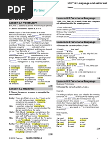 BP A2+ Tests Unit6