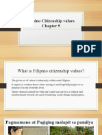 Filipino Citizenship Values
