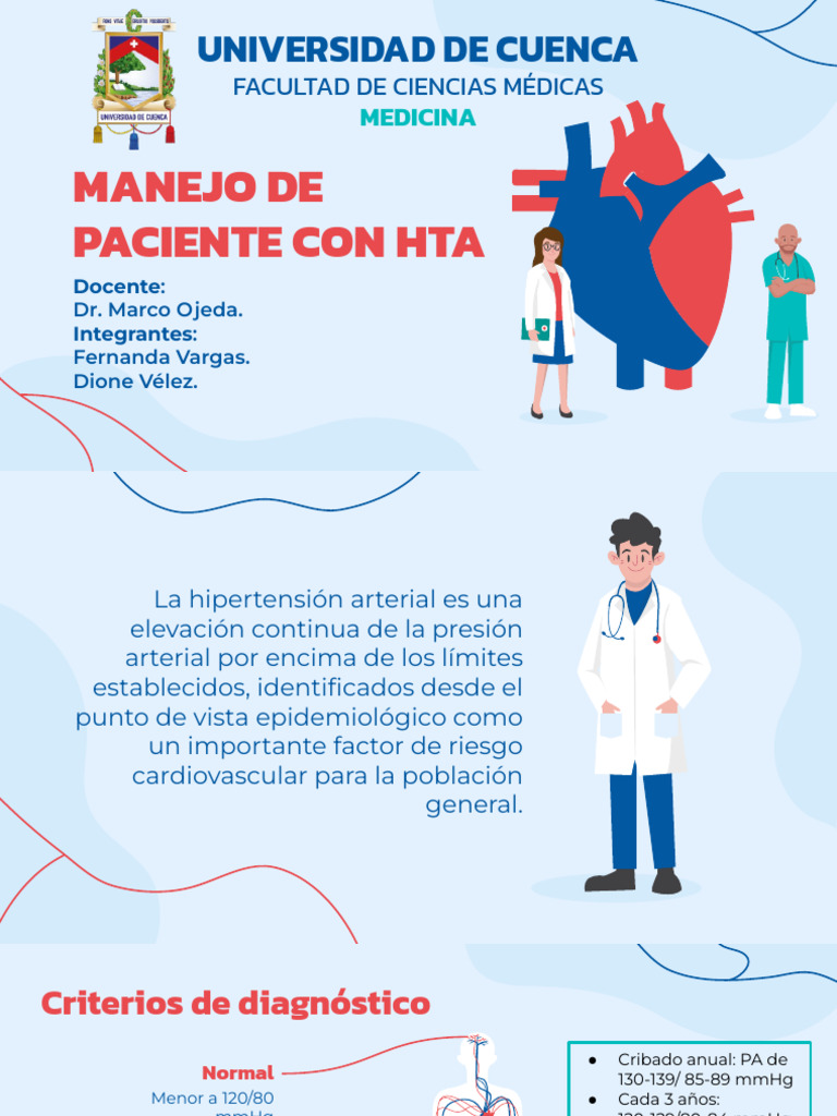 Manejo de Paciente Con HTA | PDF | Hipertensión | Insuficiencia cardíaca