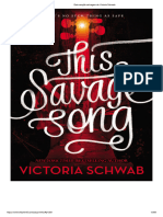 Esta Canção Selvagem de Victoria Schwab