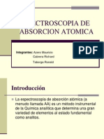 Espectroscopia de Absorcion Atomica