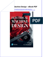 Ebook Electrical Machine Design PDF Full Chapter PDF